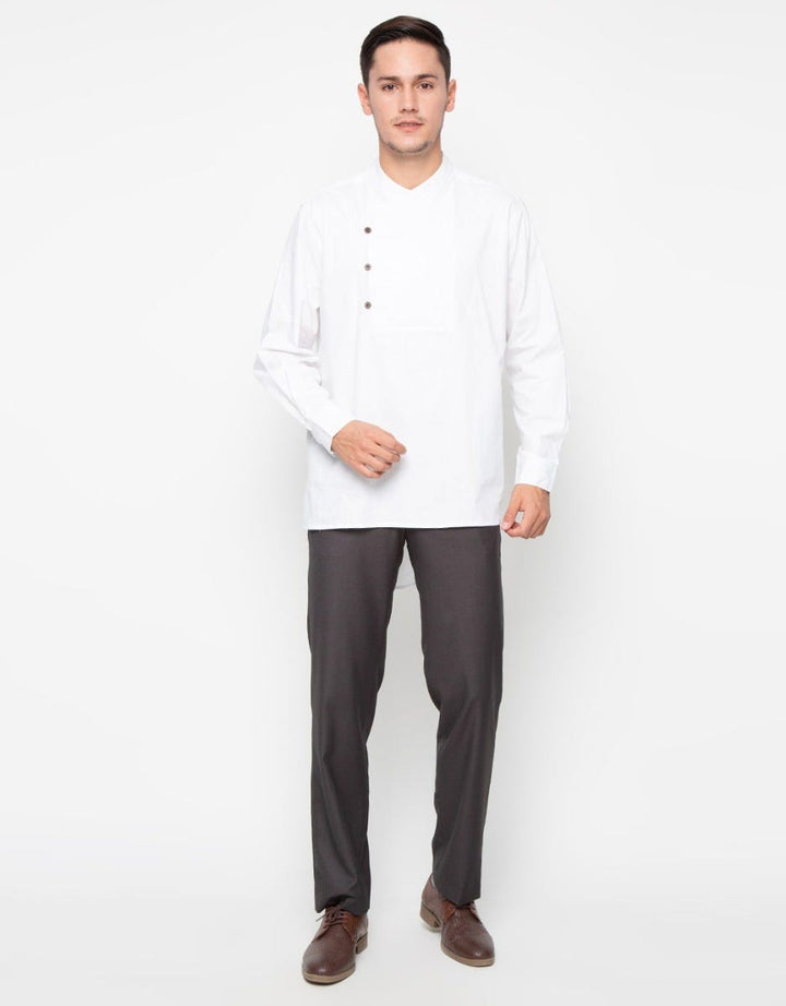 Edition Men Sand Long Sleeve Khalif Bib Detail Father Woven Tunic Koko Sand