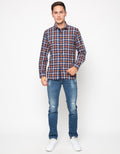 Edition Mens Felix Checked Shirt