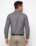 Edition Mens Chambray Long Sleeve Shirt