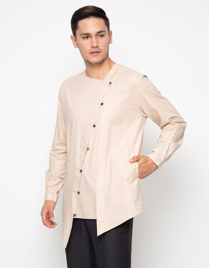 Edition Baju Koko Altaf Asymmetric Father Tunic