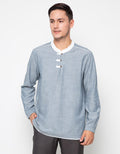 Edition Kemeja Koko Hanif Contrast Father Tunic