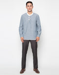 Edition Kemeja Koko Hanif Contrast Father Tunic
