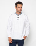 Edition Kemeja Koko Hanif Contrast Father Tunic