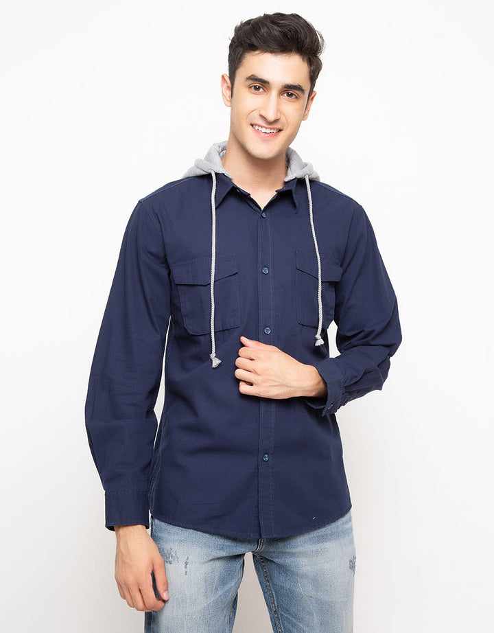GAB'S Kemeja Hoodie Detail Pocket