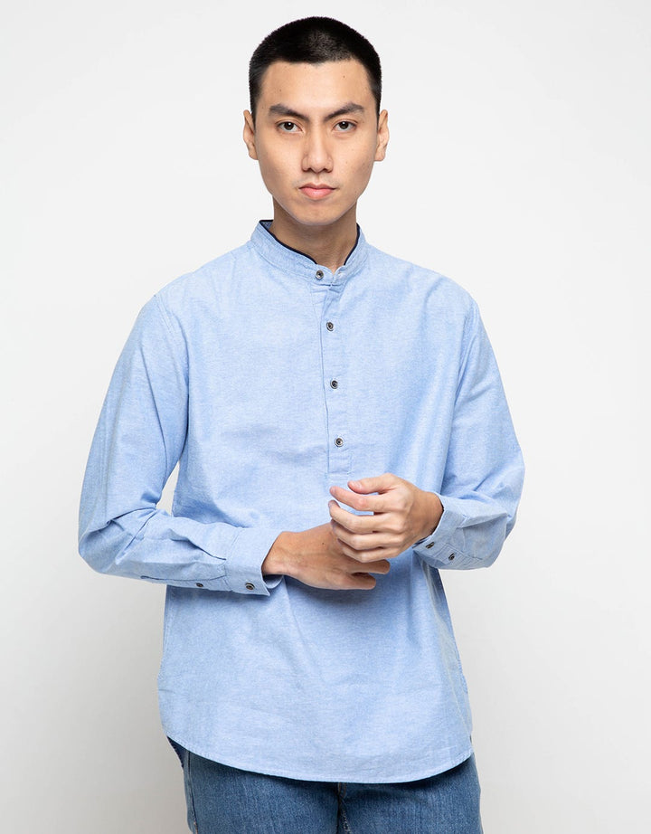 Larusso Kemeja Koko Polos Oxford El01B33H443