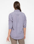 LGS Micro Stripes Print Three Quarter Sleeve Shirt