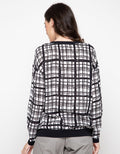 Logo Jeans Kemeja Print Block Tartan