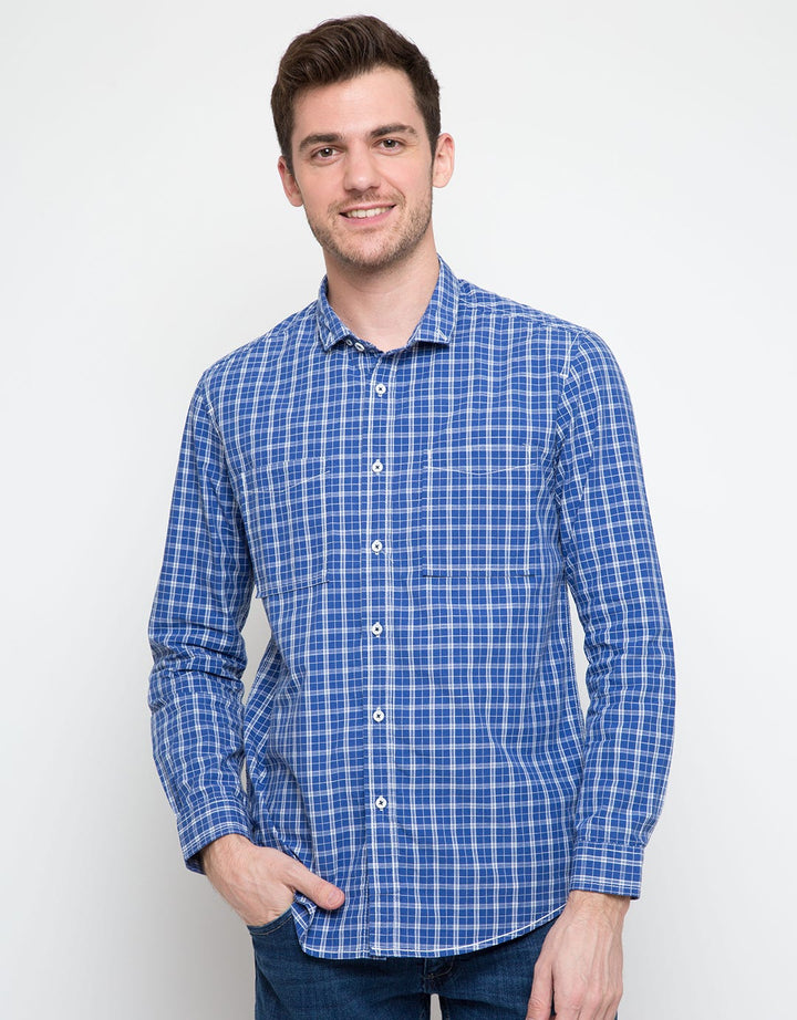 Lois Kemeja Print Checkers