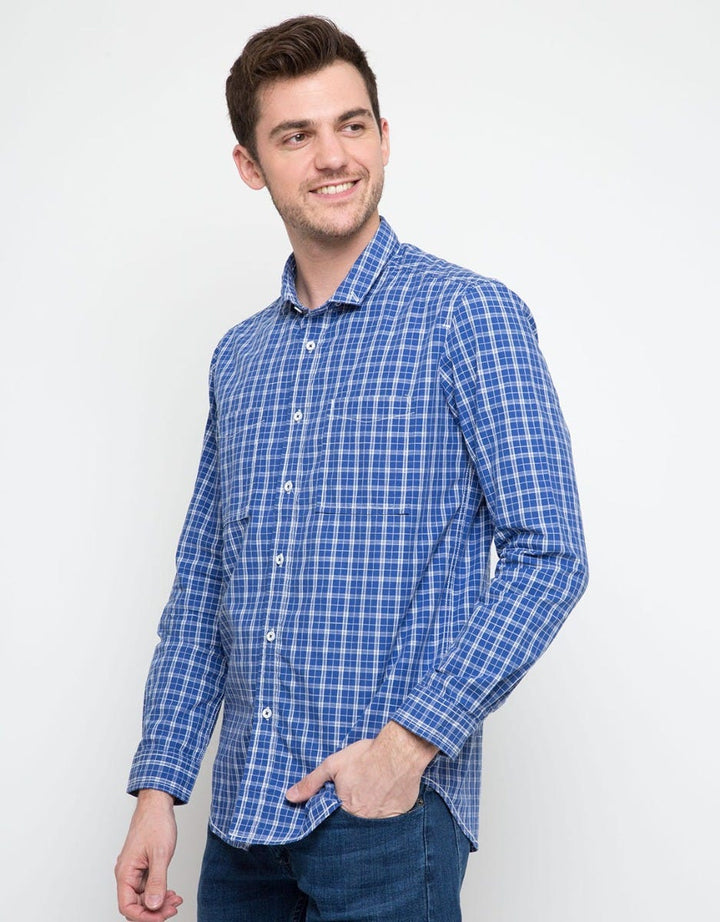 Lois Kemeja Print Checkers