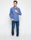 Lois Kemeja Print Checkers