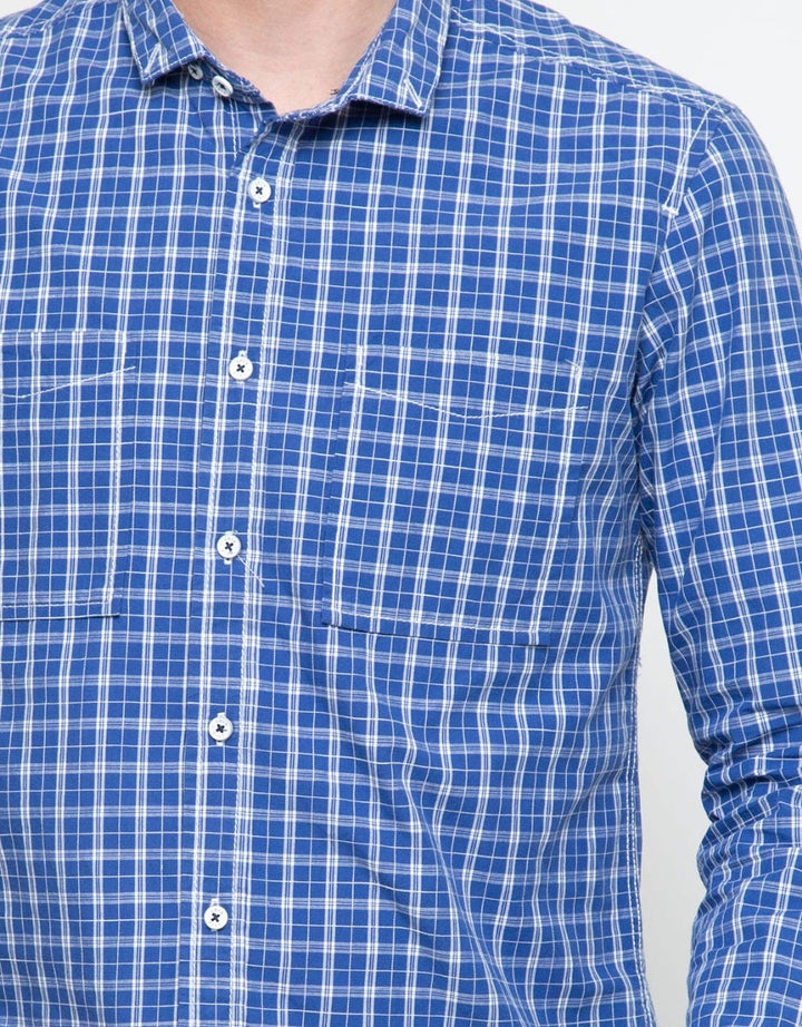 Lois Kemeja Print Checkers