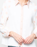 MKY Clothing Polkadot Long Sleeve Shirt