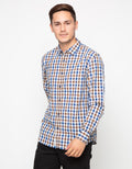 Osella Kemeja Checkered Lengan Panjang Pria
