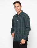 Osella Men's Long Sleeve Checkered Shirt