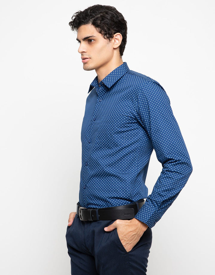 Stanley Adams Domino Card Printed Shirt