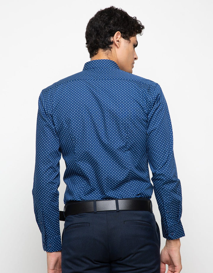 Stanley Adams Domino Card Printed Shirt