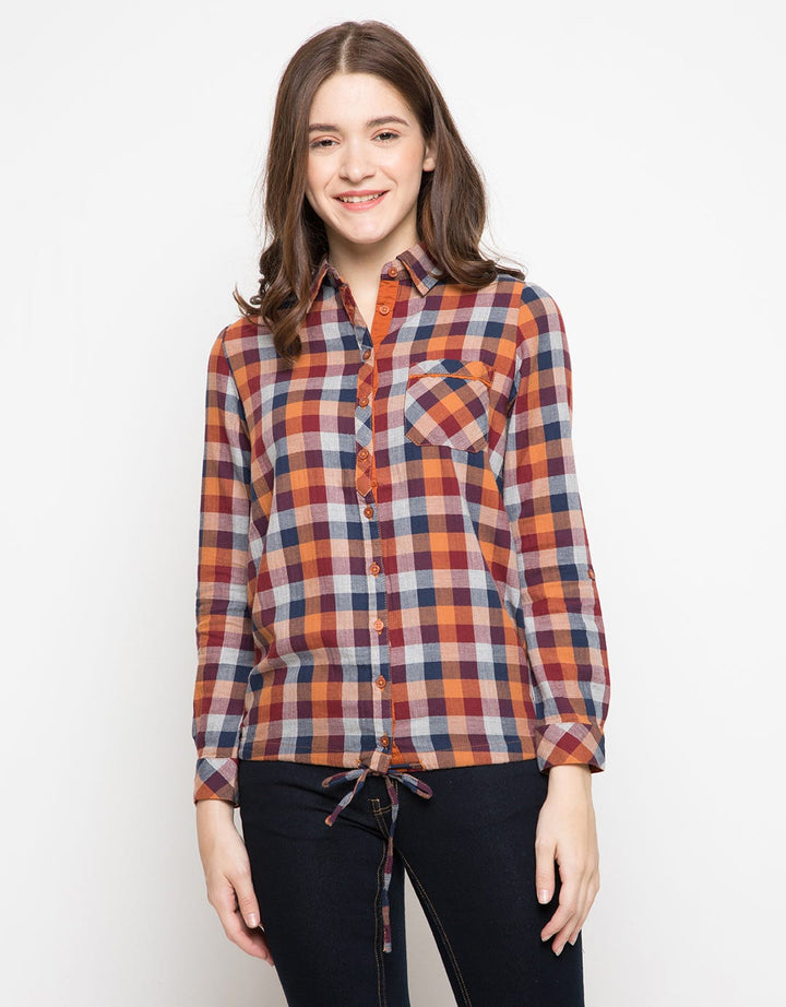 TRISET Kemeja Motif Kotak