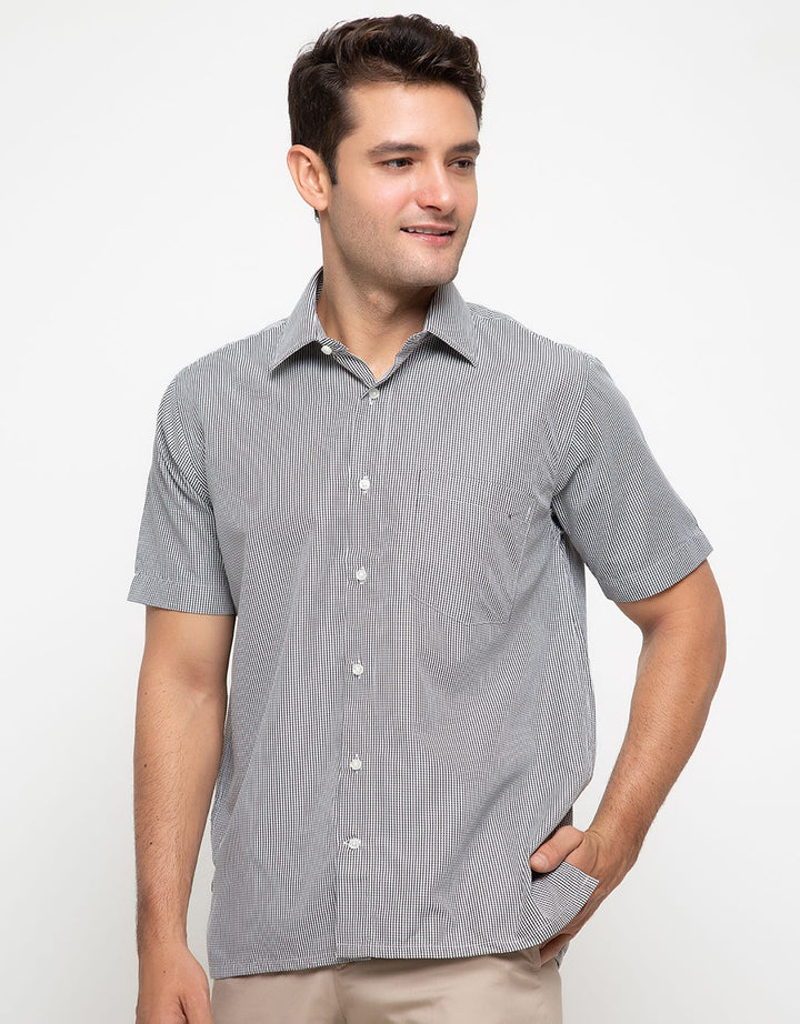 Gianni Visentin Shirt Regular Kotak-Kotak