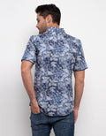 Cloth Id Kemeja Casual Print Plant