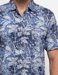 Cloth Id Kemeja Casual Print Plant