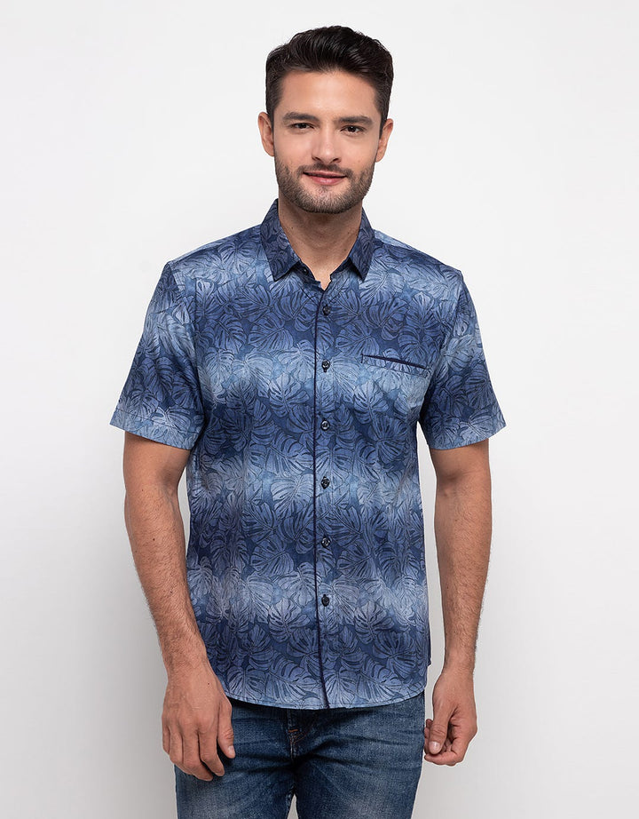 Cloth Id Splash Print Casual Shirt