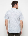 Cole Kemeja Lengan Pendek Print Line Abstrak