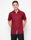 Edition Short Sleeve Arlo Side Slit Woven Shirt