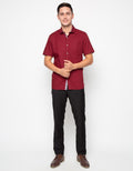 Edition Short Sleeve Arlo Side Slit Woven Shirt