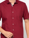 Edition Short Sleeve Arlo Side Slit Woven Shirt