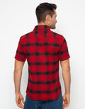 Edition Men Kemeja Pria Short Sleeve Flannel Shirt