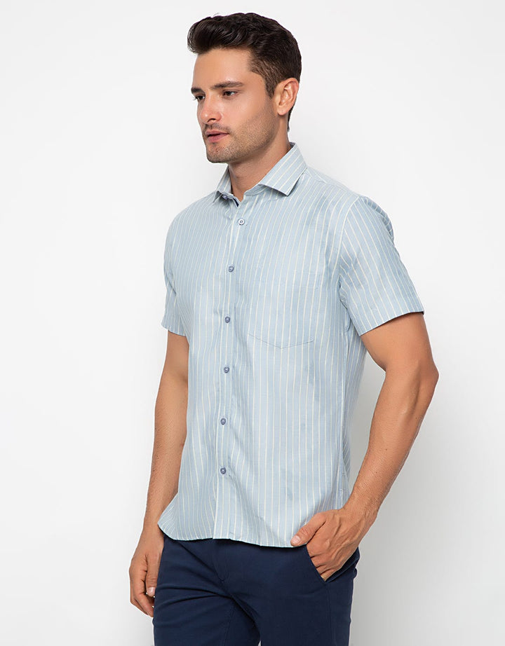 Edition Finley Stripe Short Sleeve Shirt