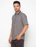 Edition Mens Collar Detailed Gingham Shirt