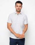 Edition Mens Alex Stripe Short Sleeve Shirt