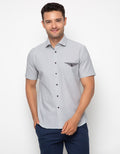 Edition Mens Tobi Dobby Short Sleeves Shirt