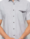 Edition Mens Tobi Dobby Short Sleeves Shirt