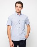 Edition Mens Tobi Dobby Short Sleeves Shirt