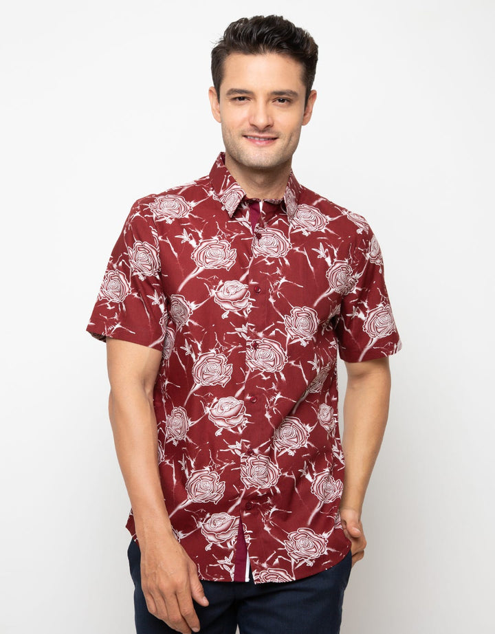Hassenda Shirt Short Sleeve Roses