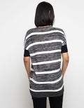 LGS Women Short Sleeve Striped T-Shirt