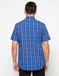 Osella Kemeja Checkered Lengan Pendek Pria