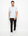 Osella Kemeja Checkered Lengan Pendek Pria