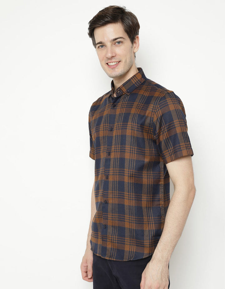 Oto Ono Short Sleeve Collar Shirt