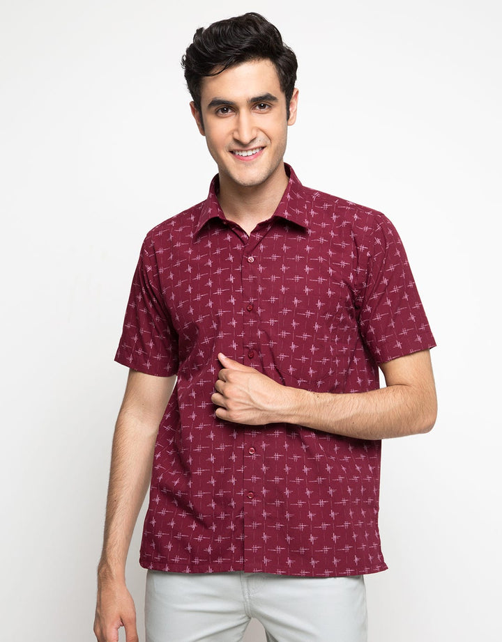 Raymond Renee Hashtag Print Shirt Regular Tua