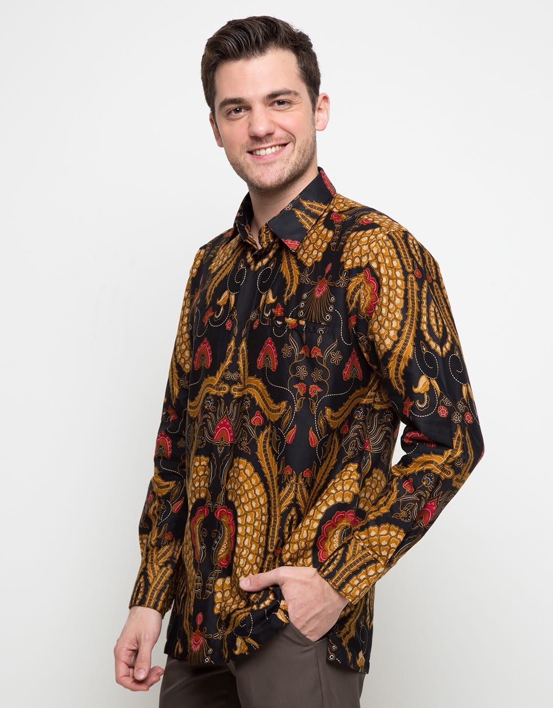 Red Cliff Kemeja Batik Lengan Pendek