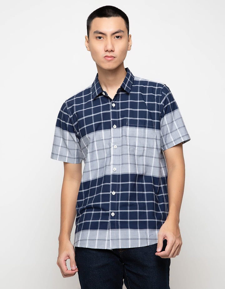 Red Cliff Plaid Short Sleeve Shirt 6B0147AT