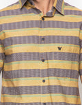 Walrus Stripes Shirt Walrus Studio Blue Gx20126K