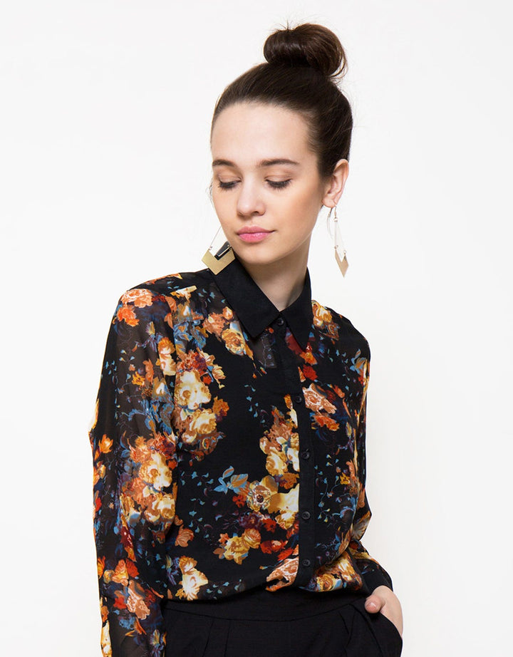 Bodytalk Flora Women's Printed Blouse