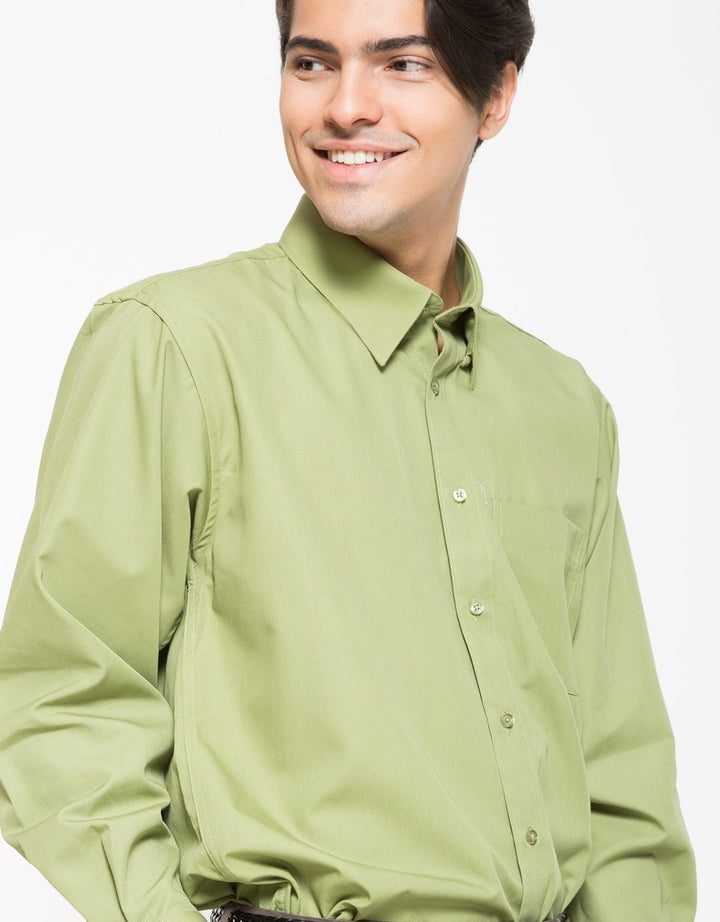 Gianni VIsentin Men's Long Sleeve Reg-Fitted Shirt