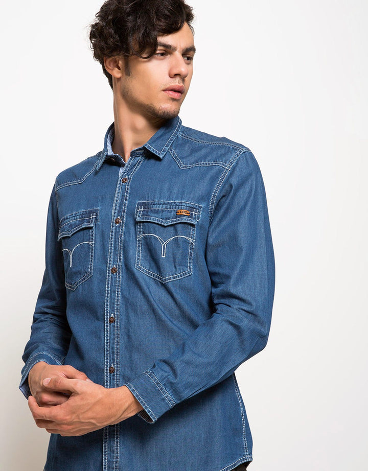 Lois Kemeja Pria Casual Masecat