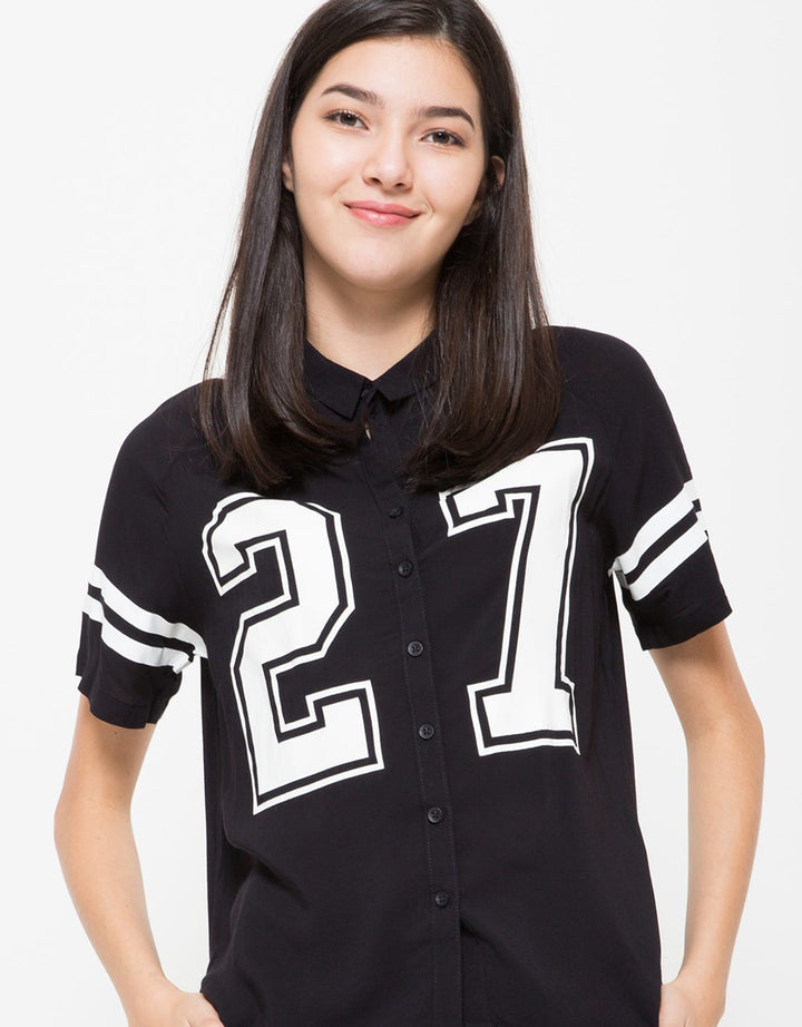 Logo Jeans 27 Varsity Shirt