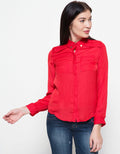 Logo Jeans Kemeja Wanita Bianca Buttons